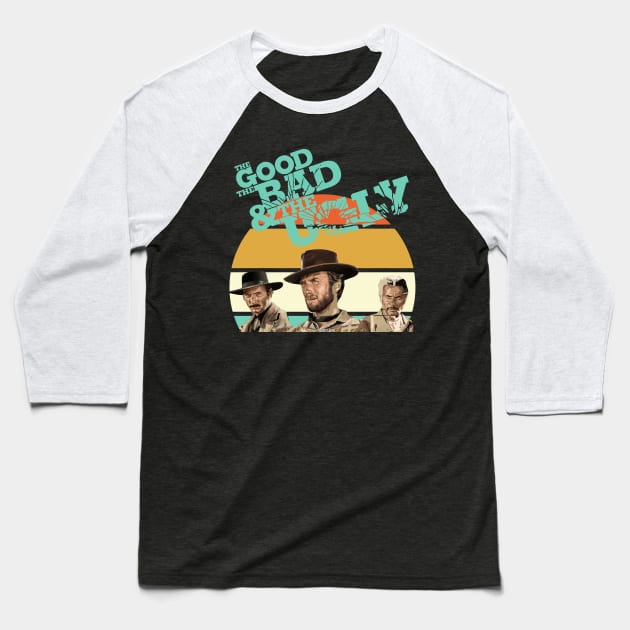 The Good The Bad And The Ugly Baseball T-Shirt by Bernards